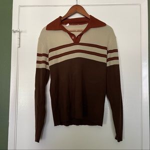 70’s Style Stripped Long Sleeve